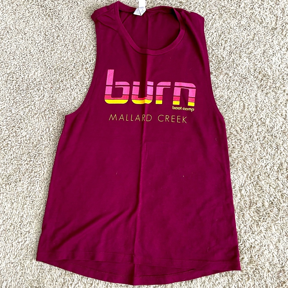 Burn Boot Camp workout tank top